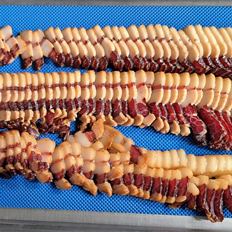 專門給鹵肉臘腸臘肉切塊的熟肉切片機(jī)是什么樣的？來告訴你